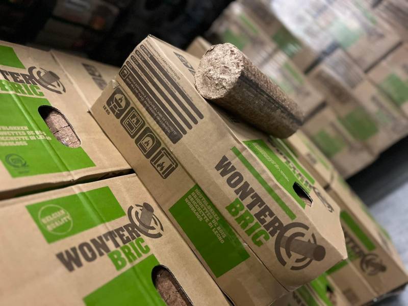 vente de briquette de bois compressé autour de Liévin